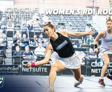 Squash: Oracle Netsuite Open 2021 - Women's Rd 1 Roundup [Pt.1]