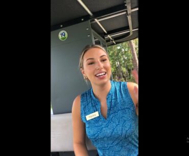 Beauty golf cart girl stories ❤️❤️ #golf #shorts #golfgirl      | GOLF#SHORT