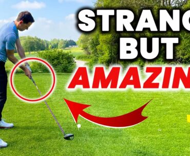 Possibly the FASTEST way to improve your Driver Swing - WARNING! Strange but it WORKS