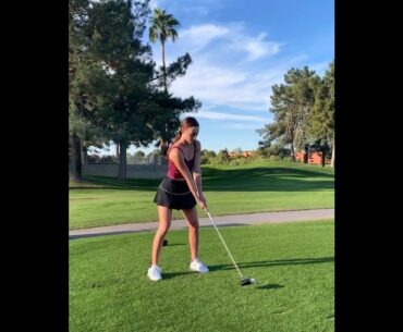 beauty golf swing , beauty lady golf girl ❤️❤️ #golf #shorts #golfgirl      | GOLF#SHORT