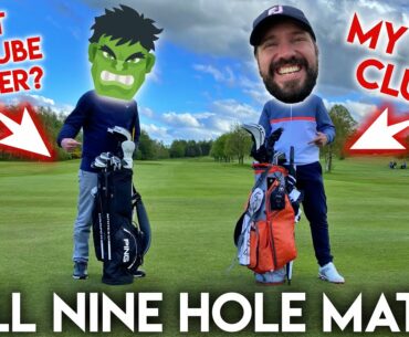 First Match With My New Clubs vs The Best YouTube Golfer?