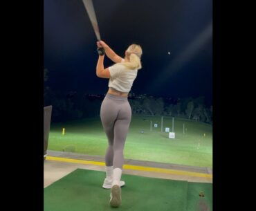 Longer backswing ❤️❤️ #golf #shorts #golfgirl      | GOLF#SHORT