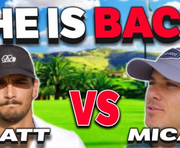 IS THIS MATTS BEST GOLF YET? | Micah Morris Vs Matt Scharff (I wasn’t expecting this)