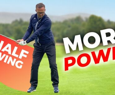 This SIMPLE crazy HALF GOLF SWING really WORKS