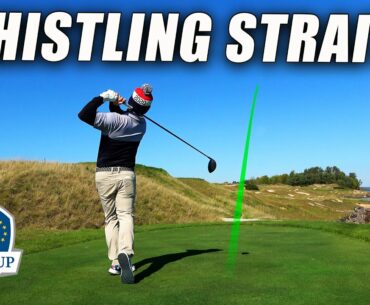 The Ryder Cup 2021 Course Whistling Straits from the TIPS 7,790 Yards