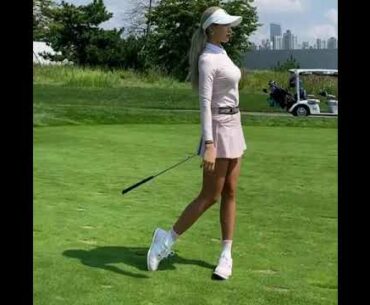 Beauty & Golf! Have a good game Dear Ladies all over the golf #shorts, #golfshorts #golf #bestgolf