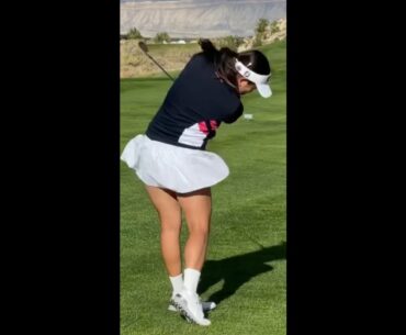 These views though 😍 definitely worth the trip! ❤️❤️ #golf #shorts #golfgirl      | GOLF#SHORT