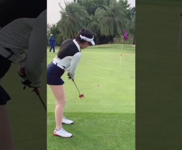 Thai cute golf girl #shorts #pgatour #golfshots #lpga #golflife #gmgolf