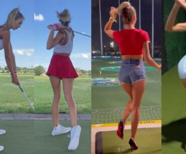 Silky smooth ❤️❤️ #golf #shorts #golfgirl      | GOLF#SHORT