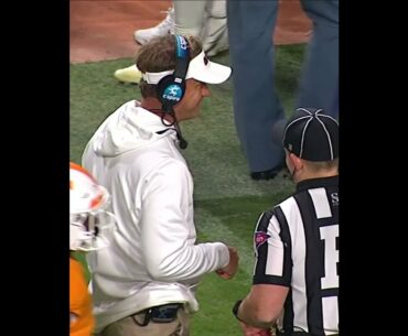 Lane Kiffin appears to get hit with a golf ball thrown from stands #shorts
