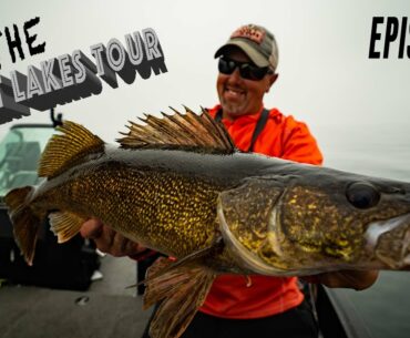 MEGA Walleyes On Jigging Spoons! The Great Lakes Tour: Episode 1