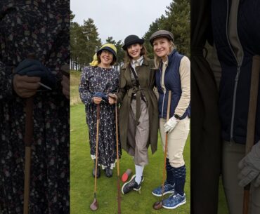 The Ladies of Hillside GC held a Hickory Golf Challenge as part of their centenary celebrations.