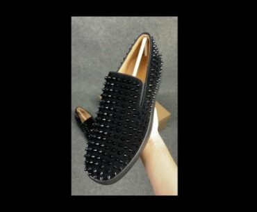Spiked Black Shoes