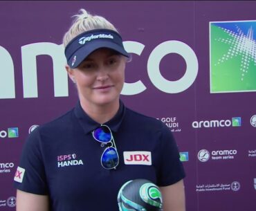 Charley Hull Winnner Interview 2021 Aramco Team Series NewYork