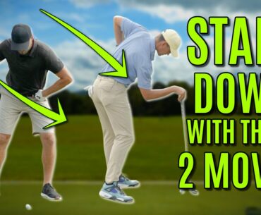GOLF: Perfect Iron Swing | Start Down With These 2 Moves!