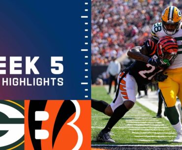 Packers vs. Bengals Week 5 Highlights | NFL 2021