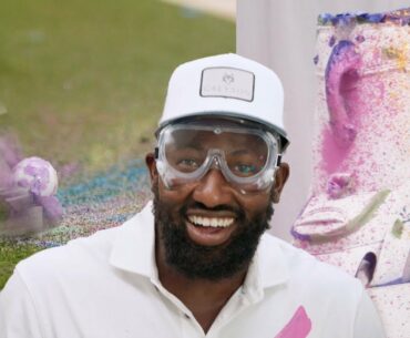 Painted-Filled Golf Balls, Hard Swings and a Blank Canvas | Art of the Swing