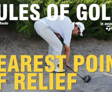 Rules of Golf Explained with John Paramor: How to work out the nearest point of complete relief