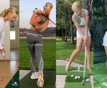 Solid contact ❤️❤️ #golf #shorts #golfgirl      | GOLF#SHORT