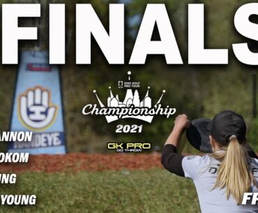 2021 Disc Golf Pro Tour Championship | Finals | RD3 F9 |  Gannon, Hokom, King, Young | Gkpro