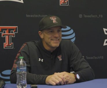 Texas Tech Football vs. Kansas: Postgame Press Conference | October 16, 2021