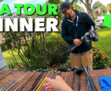WE FOUND A PGA TOUR WINNER’S GOLF CLUBS AT A YARD SALE