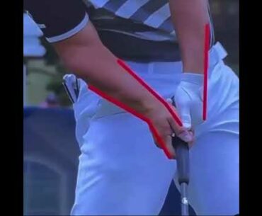 Some lovely wrist angles here at impact from Bryson dechambeau