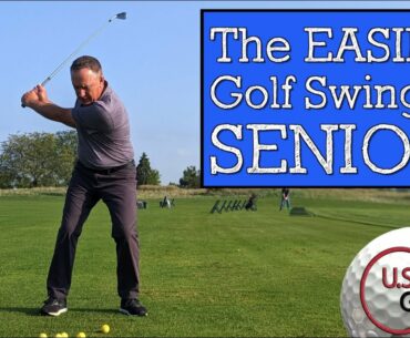 The Easiest Swing in Golf for Seniors (VERTICAL LINE SWING)