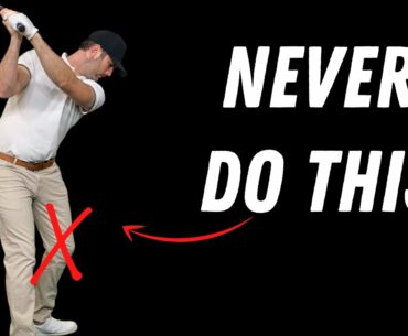 Never Let Your Left Leg Do This in the Golf Swing