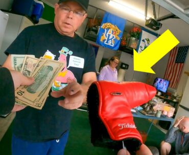 THE MOST EXPENSIVE GOLF CLUB WE’VE EVER FOUND AT A YARD SALE