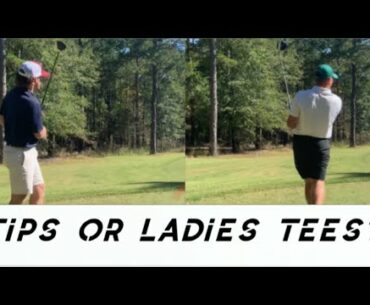 Are the Tips really harder than the Ladies Tees? #ShealyGolf