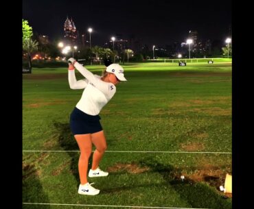 Steph Kyriacou stripe show lights up Dubai