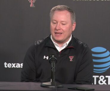 Texas Tech Volleyball: Presser | November 3, 2021