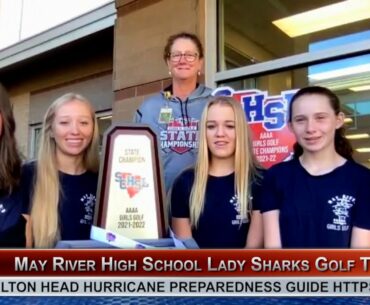 BLUFFTON NEWS | May River High School Lady Sharks Golf Team | November 2021 | WHHITV Sports
