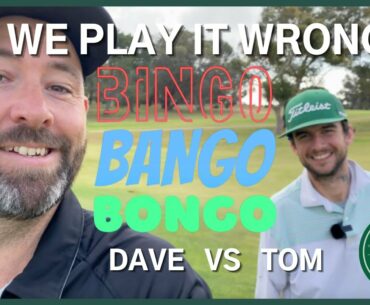 BINGO BANGO BONGO GOLF MATCH - did we get the rules wrong??