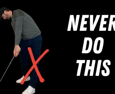 Never Let Your Left Leg Do This In The Downswing