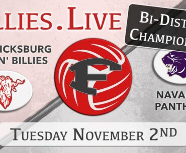 Bi-District VOLLEYBALL: Fredericksburg vs Navarro