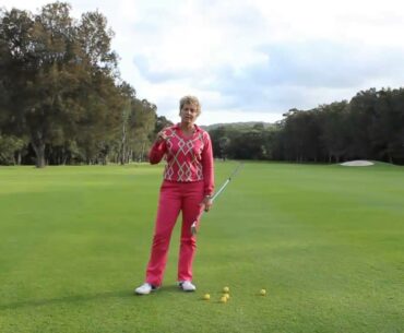 #37 The Lady Golf Teacher Web TV: Simple Warm-Up Drill for Your Golf Swing