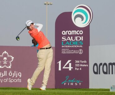 Carlota Ciganda shares the lead after Day One in Saudi Arabia on -5