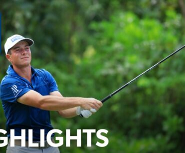 Viktor Hovland shoots 9-under 62 | Round 3 | World Wide Technology | 2021