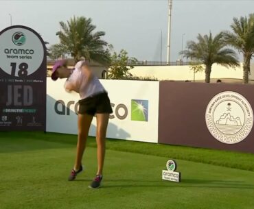 Pia Babnik birdies the 18th to win Aramco Team Series - Jeddah in a dramatic ending in Saudi Arabia