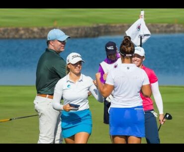 Team Kyriacou shoot an ATS record -22 on Day Two to top the standings in Saudi Arabia
