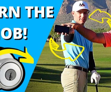 SECRET Downswing Move To Shallow The Club (DOORKNOB TURN)