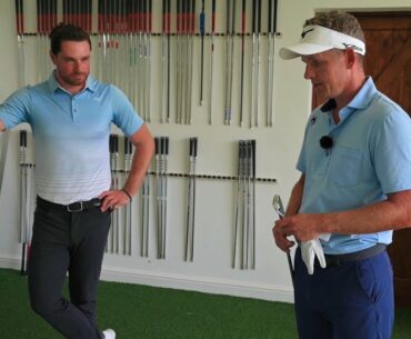 Luke Donald tests Mizuno Pro 221, 223 and 225 irons