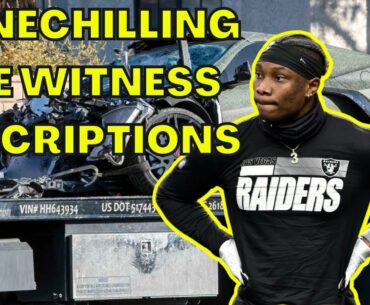 Former Raiders WR Henry Ruggs DUI Car Crash Descriptions Surface! BONECHILLING Las Vegas Nightmare!