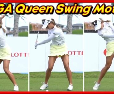 LPGA Returned Queen "Lydia Ko" Solid Driver-Iron Swing & Slow Motion