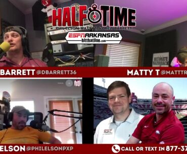 Haftime is LIVE. Where does Bama rank on your hate scale, CFB, Hogs,CBB and more...877-377-6963