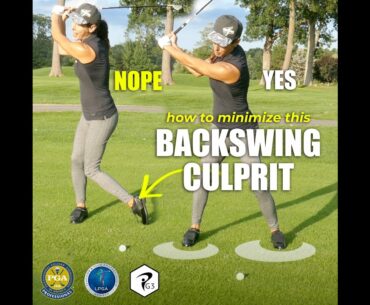 MORE PARS #shorts NEW GOLFER TIP: LOWER BODY CULPRIT (during backswing)