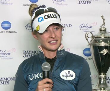 Nelly Korda Winner Press Conferencia 2021 Pelican Women's Championship