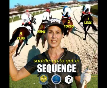 MORE PARS #shorts GOLF TIP: SADDLE UP to understand the Kinematic Sequence